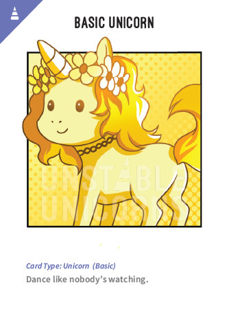 Basic Unicorn (Yellow)