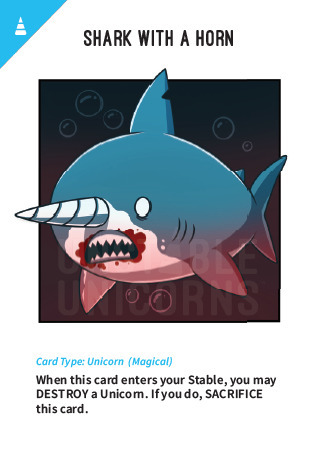 Shark With A Horn